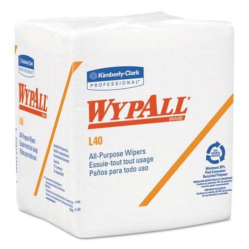 KIMBERLY CLARK CONSUMER  WYPALL L40 Cloth-Like 1/4-Fold Wipers, 12 1/2 x 1 (CS)