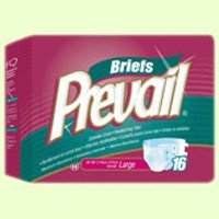 First Quality Prevail&reg; Premium Medium Briefs, 32" -44", 20 Per Pack (FQPV...