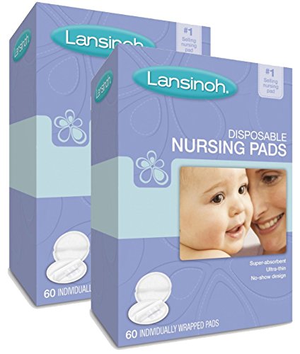 Lansinoh Laboratories 20265 Disposable Nursing Pads, 2 Count