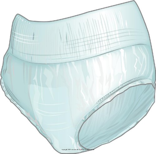 Nu-Fit Protective Underwear, Nufit Protective Underwear Med, (1 CASE, 100 EACH)