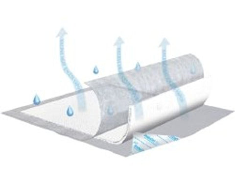 SCA Underpad Tena 30 X 36" Disposable Polymer Heavy Absorbency (#360-BG, Sold Per Bag) - 3 Kings Medical Supplies