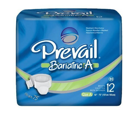 Prevail PV-017 Bariatric Briefs-48/Case by Prevail