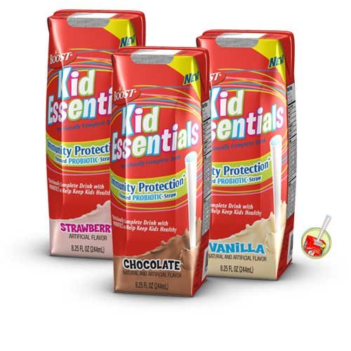 Boost Kids Essentials, Chocolate, Case of 27