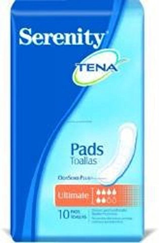 Bladder Control Pad Tena 16" Length Heavy Absorbency Polymer Female (BAG)