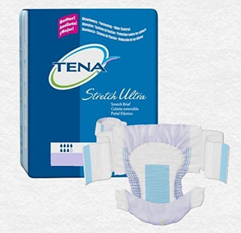 Units Per Pack 36 Tena Ultra Stretch Brief Waist / Hip Large/X-Large 41quot; ...