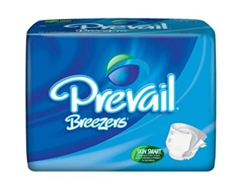 First Quality Products Prevail Breezers Adult Brief Large 45-58" Blue - Pack of 18 - Model pvb-013/2 by First Quality