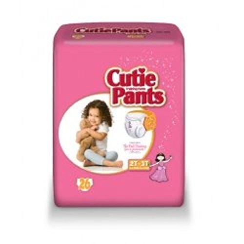 First Quality Youth Training Pants Cutie Pants Pull On 2T-3T Disposable (#CR7008, Sold Per Case)