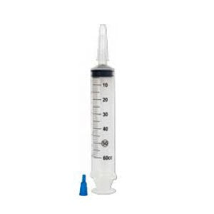 ZR60CCFT - ReliaMed Flat Top Catheter Tip Irrigation Syringe with Tip Protect...
