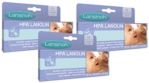 Lansinoh HPA Lanolin for Breastfeeding Mothers, 40 Grams (Pack of 3)