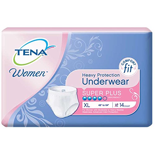 TENA Women and TENA Men Protective Underwear 48 in. - 64 in./Case of 56