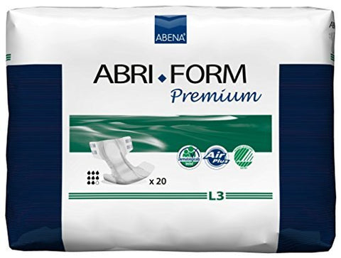 Abena Abri-Form Premium Brief, Large, L3, 20 Count by Abena