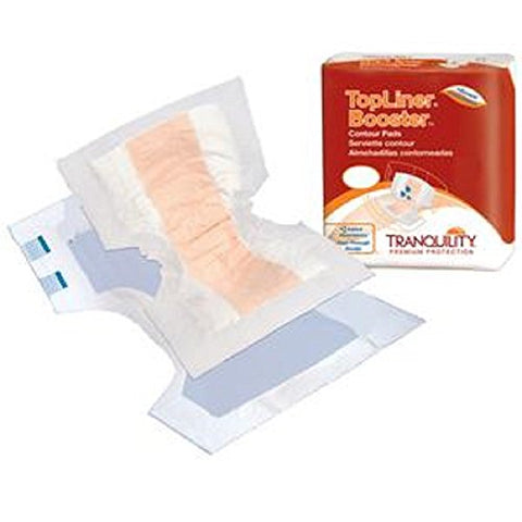 Tranquility Topliner Booster Contour Pads - 1/Case of 120