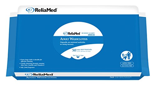 ReliaMed Soft Pack Wipes 12" x 8" (Case of 600)