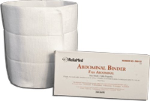 ReliaMed 3-Panel Abdominal Binder with Adjustable 9" Wide 30" - 45" (E...
