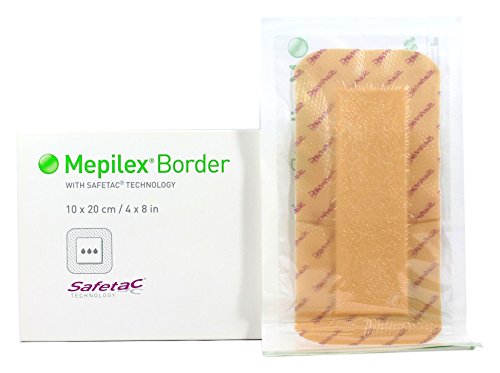 Mepilex Border with Safetac Technology 295800 - Sterile Self Adherent Post Op...