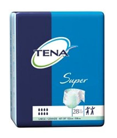 Tena Super Brief Tab Closure Large Disposable Heavy Absorbency (BAG)