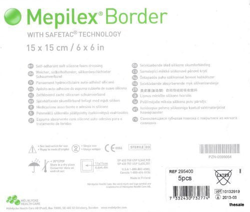Mepilex Border Part No. 295400 MOLNLYCKE (FKA REGENT) by Molnlycke