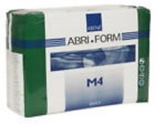 Abena Abri-Form Comfort Adult Plastic Backed Brief, Medium, M4, 14 Count by Abena