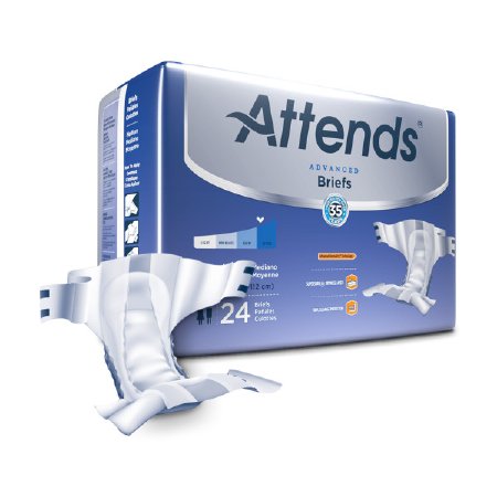 Attends Complete Briefs, Medium (32-44 Inch Waist) - 1/Case of 96 (Replacemen...