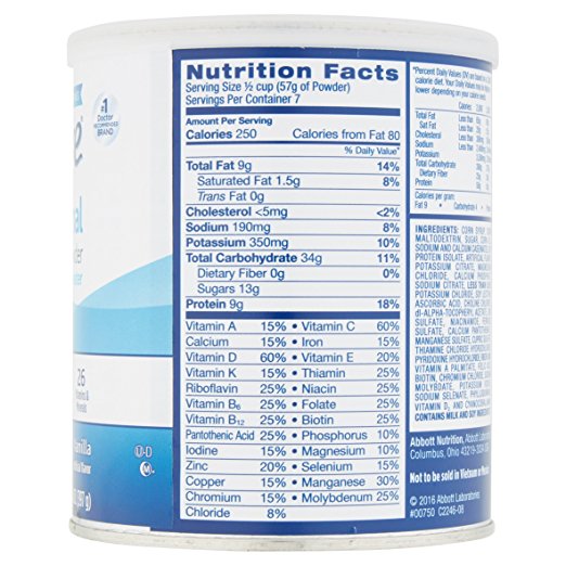 Ensure Original Nutrition Powder (4 Pack) Vanilla 14 Oz - 3 Kings Medical Supplies