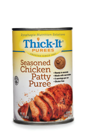 Thick-It Puree: Seasoned Chicken Patty, Size:(1 case: 12 x 14 oz. cans)