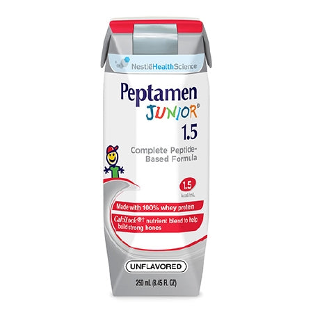 Nestle Peptamen Jr 1.5 Unflavored 250Ml - Model 9871617363, 1 Carton