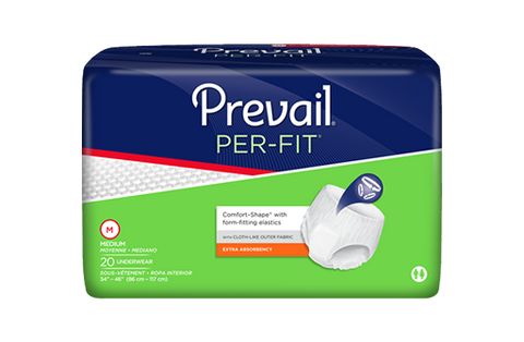 Prevail Per-Fit: Extra Absorbency Protective Underwear Case, X-Large