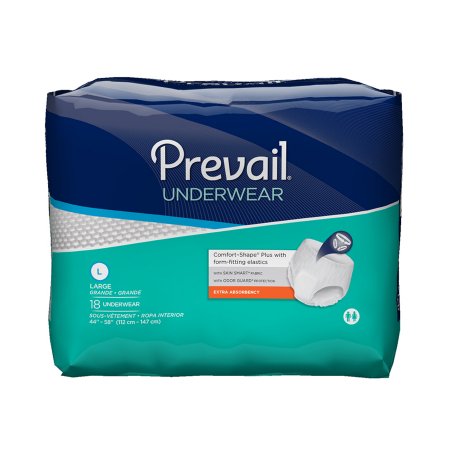 Prevail PV Extra Absorbency Protective Underwear Large, Pack