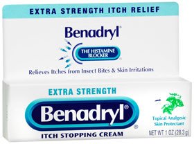 Benadryl Itch Stopping Cream, Extra Strength - 1 oz, Pack of 5