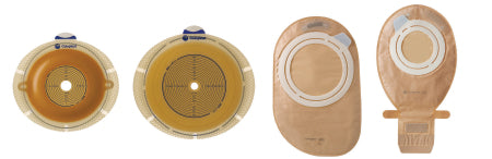Coloplast SenSura Flex Two-Piece Pre-Cut Convex Light Standard Wear Skin Barrier with Flange and Belt Tabs 1-1/8" Stoma