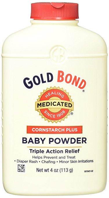 Gold Bond Cornstarch Plus Baby Powder 4 oz (Pack of 11)
