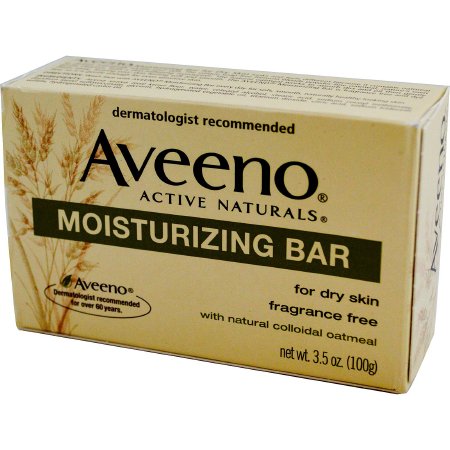 Aveeno Moisturizing Bar with Natural Colloidal Oatmeal, Fragrance Free, 3oz 24ct