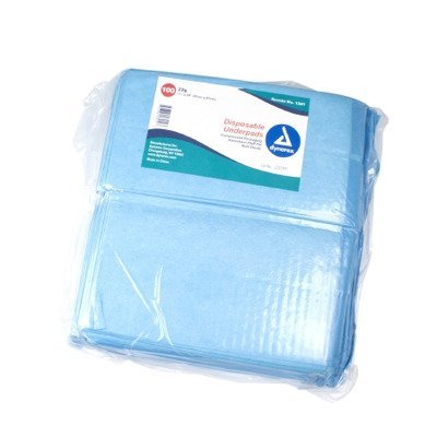 Disposable Blue Underpad Chux (17x24 300/Case)