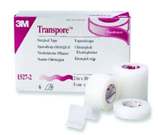 3M Transpore Surgical Tape, 6 Count