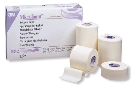 3M Medical Tape MicrofoamElastic Foam 2" X 5-1/2 Yds NonSterile (#1528-2, Box)