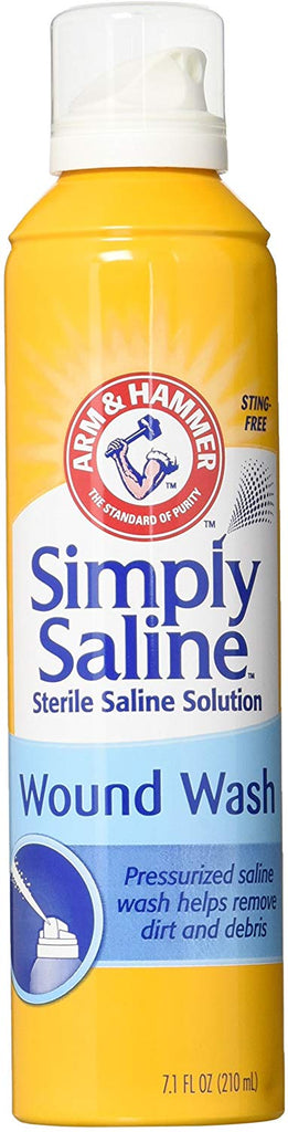 Arm & Hammer Simply Saline Wound Wash, 7.1 Oz (Pack of 4)