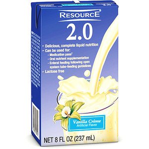 Resource 2.0 Vanilla Crème Brikpak 27 X 8oz Case *2 CASE SPECIAL*