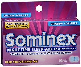 Sominex - Sleep Aid - 16 per Box - Tablet - 25 mg Strength