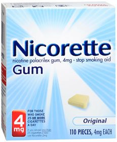Nicorette Gum Original 4 Mg Kit Size 110 Count