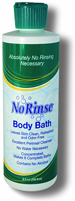 No-Rinse Body Bath, 16 oz, CS/12
