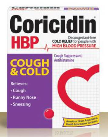 Coricidin - Cold Relief - HBP 200 mg / 10 mg Strength - Softgel - 20 per Bottle-McK