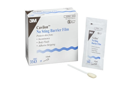 3M Health Care 3343 Cavilon No Sting Barrier Film, 1 mL Wand (Pack of 100)