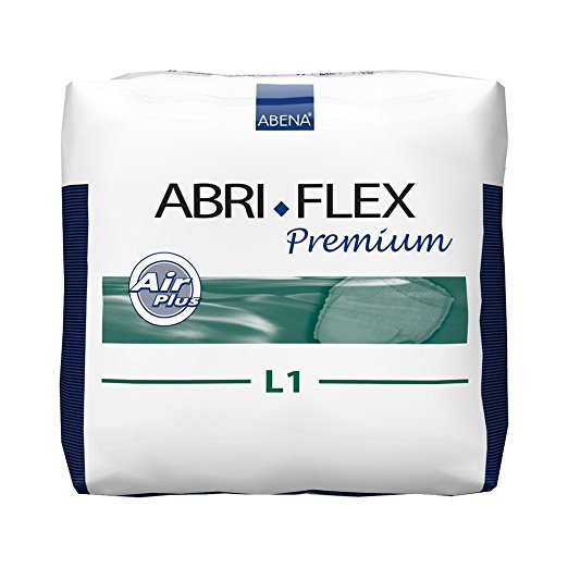 Abena Abri-Flex Premium Protective Underwear, L1, 14 Count