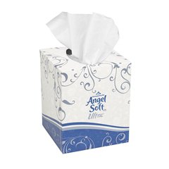 Angel Soft 46560 Ultra Premium Facial Tissue, White, 7.6 in. x 8.5 in. (CS)