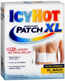 Icy Hot Back Patch Xlg 3Ea/Bx