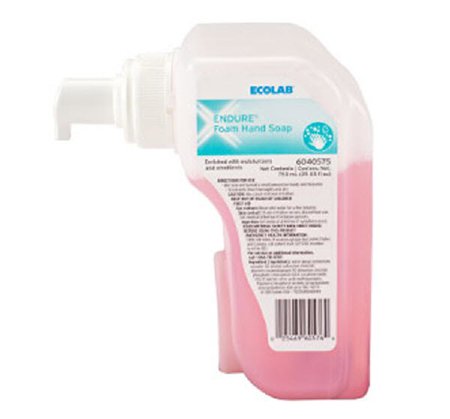 Ecolab 6040575 Endure Foam Soap, Attacks Dangerous Invisible Pathogens 6/CS
