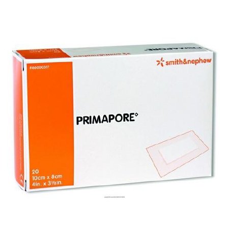 Adhesive Dressing Primapore Polyester 3.25 X 4.75 " Tan