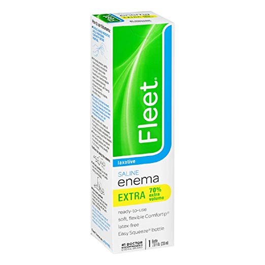 Fleet Enema Extra Saline Laxative, 7.8 oz. (Pack of 3)