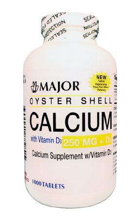 McKesson Brand - Calcium with Vitamin D Supplement - 250 mg Strength - Tablet - 100 per Bottle-McK