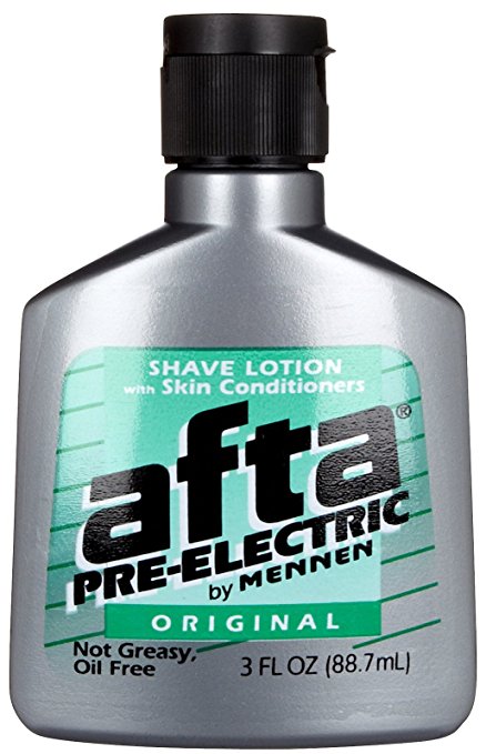 Afta Pre-Electric Shave Lotion With Skin Conditioners Original 3 oz (6 pack)